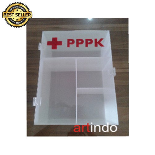 

Acrylic KOTAK KESEHATAN PPPK / akrilik P3K ( P3K O1) #bisagojek
