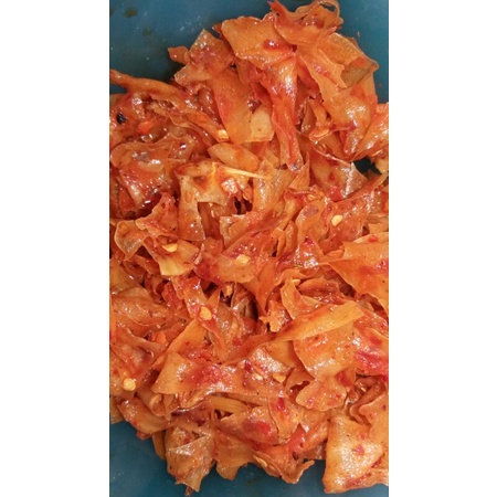 

GROSIR TERMURAH Kripset/Keripik Singkong Pedas Rempah Daun Jeruk 500 gram