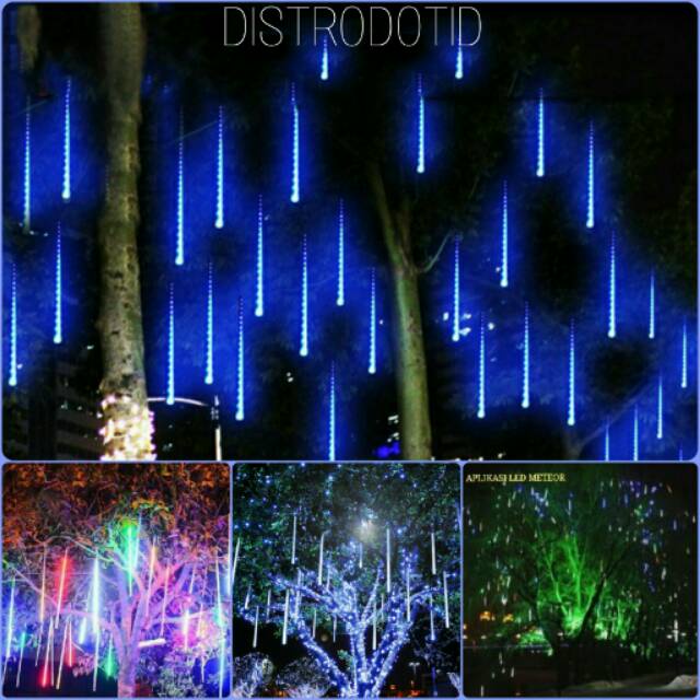 LAMPU LED METEOR / LAMPU TETES HIAS / LAMPU LES RUNNING / LAMPU WARNA WARNI