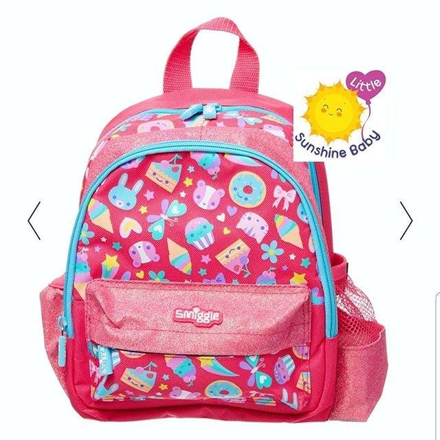 Smiggle Teeny Tiny Backpack Pink Cake - Tas Ransel Smiggle TK Ori