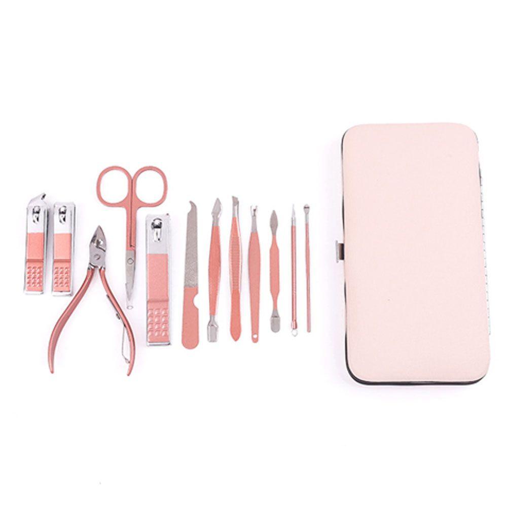 R-flower 10Pcs/12Pcs/16Pcs/18pcs Pemotong Kuku Portable Perawatan Profesional Pedicure Finger Trimmer Nipper