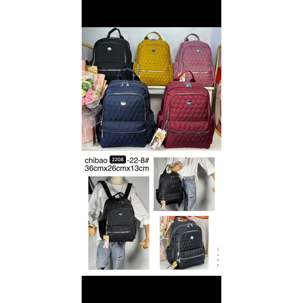 Tas Ransel Chibao 2208-22 Terbaru BEST SELLER.!!! Tas Ransel Wanita Tas Chibao Ori Tas Chibao Ransel Import Murah.!!!