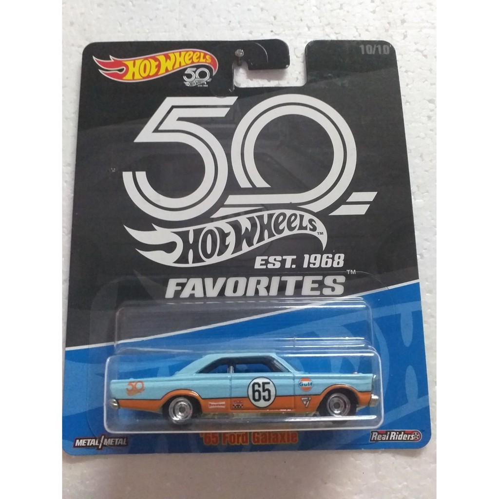HOT WHEELS 50TH 65 FORD GALAXIE GULF