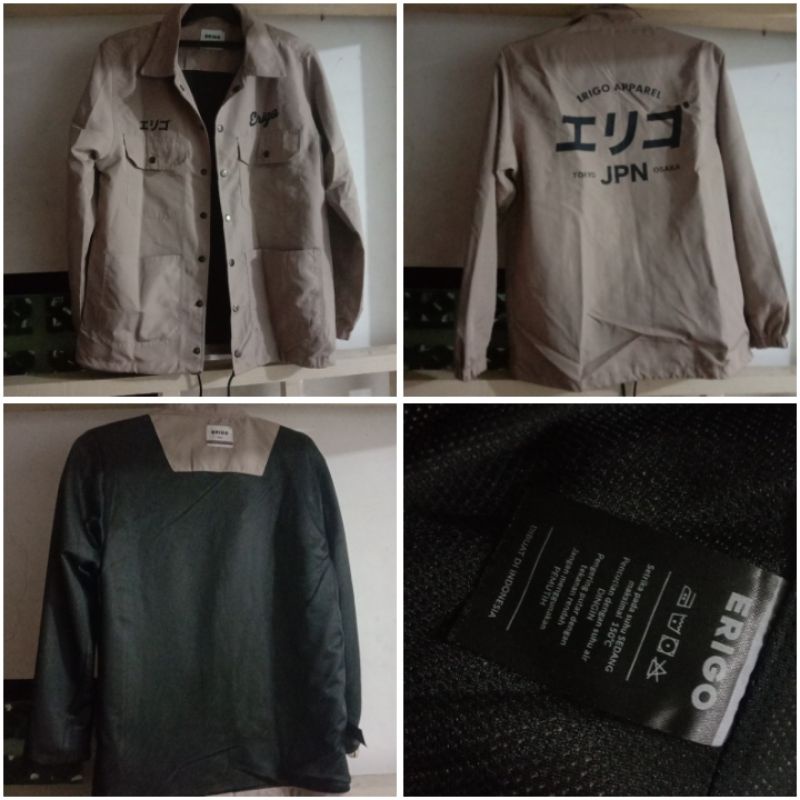 [PRE-LOVED] Original Erigo Coach Jacket Fujinkai Khaki