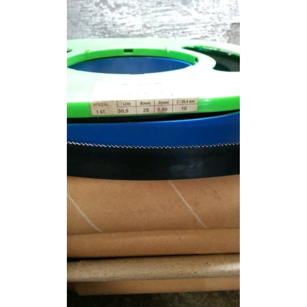 Bandsaw Blade WESPA Size 30.5 Meter x 25 mm x 0.9 mm x 10 TPI