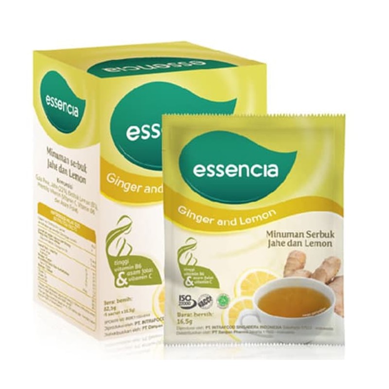 Sensitif Essencia Ginger and Lemon - Minuman Sari Jahe Dengan Campuran Lemon