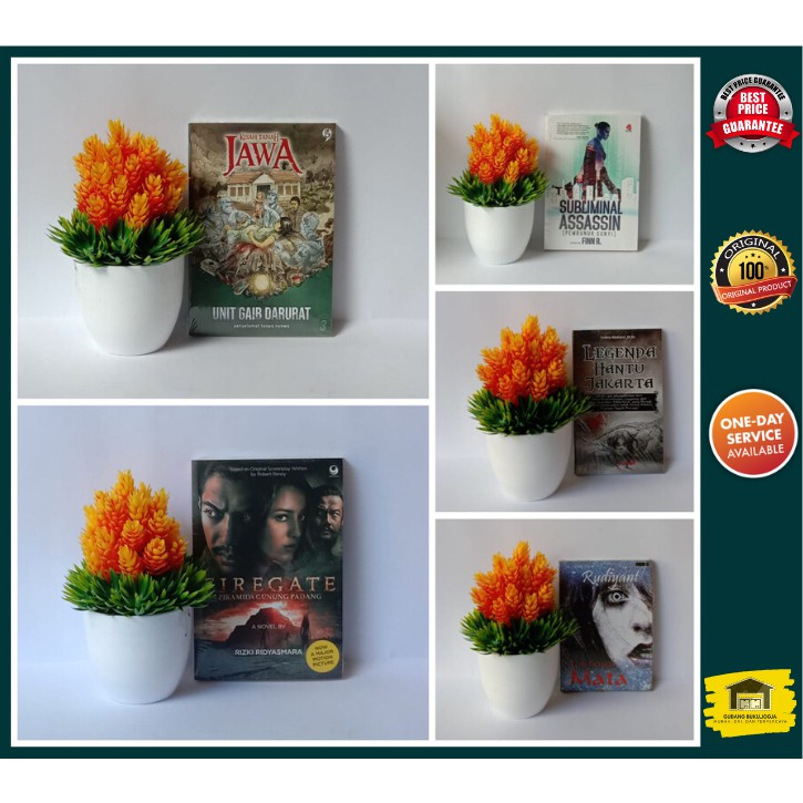 PAKET 5 BUKU Novel Horor Kisah Tanah Jawa Unit Gaib Darurat (3)