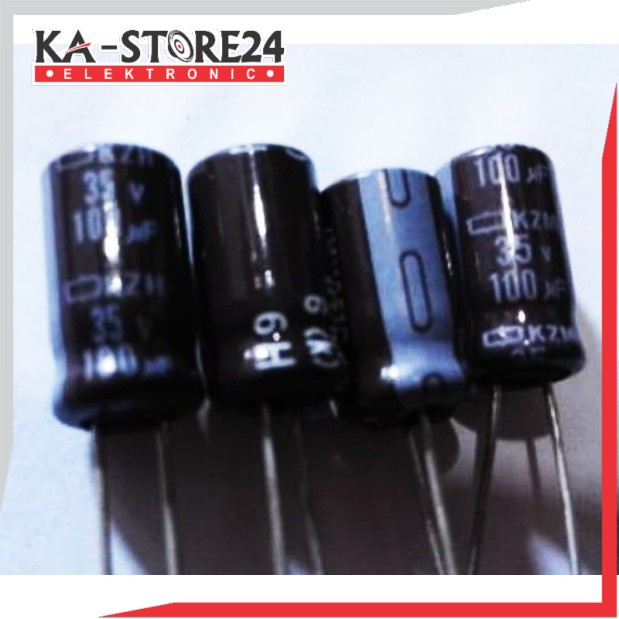 Elco 100uf 35v Nipon Chemicon Asli-ORIGINAL