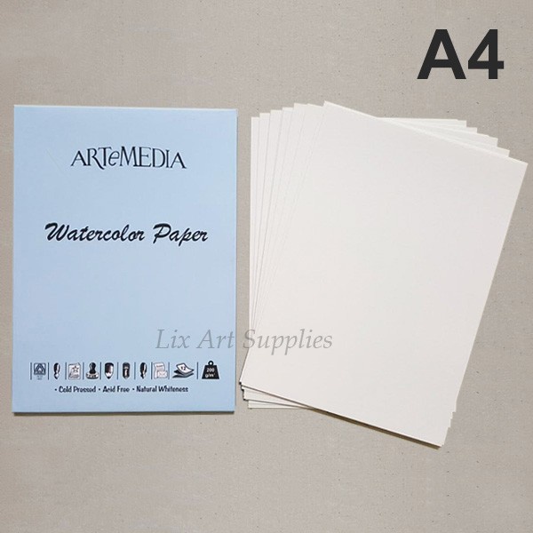 

(DISKON TERMURAH) ARTeMEDIA Watercolor Paper A4 (12 lembar)