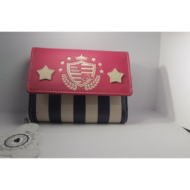 Exclusive Milk Teddy Wallet by Chatelain