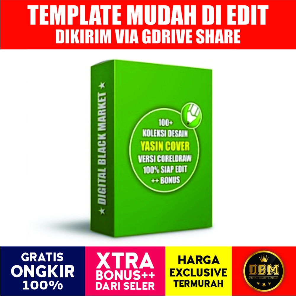 Yasin Cover Cdr Only V.1 - Coreldraw Template