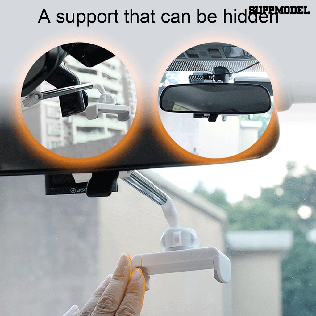 Sdl Bracket Klip Stand Kaca Spion Mobil Universal Retractable Adjustable Holder Handphone