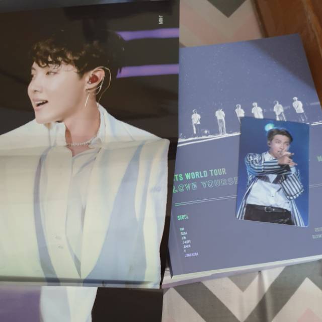 JHope Poster & RM photocard from LY TOUR DVD