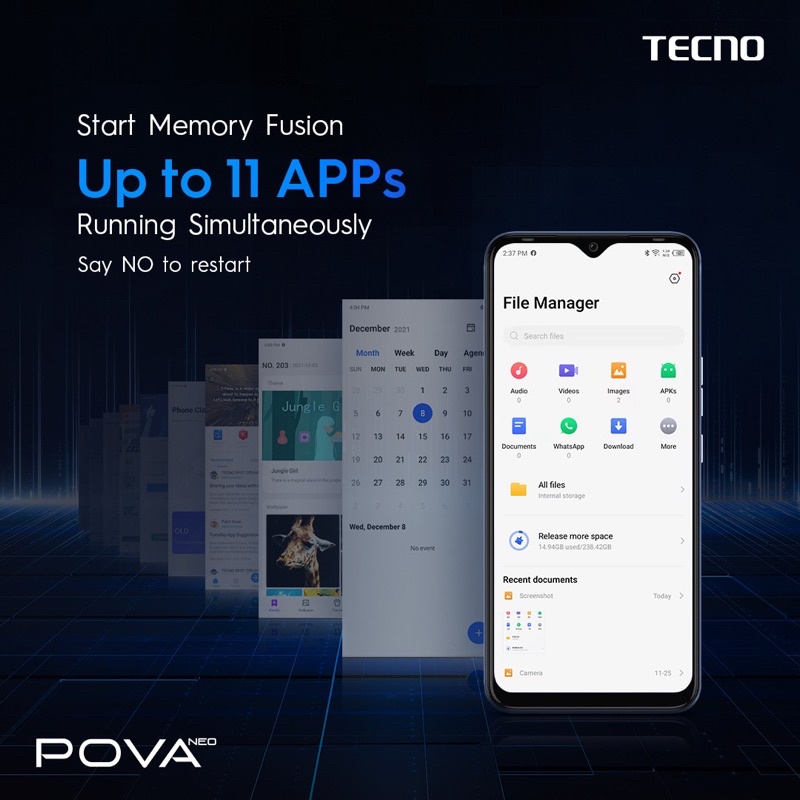 Tecno Pova Neo 4GB+64GB [ Extanded 3GB ] 7GB Garansi Resmi 1 Tahun by Infinix-7