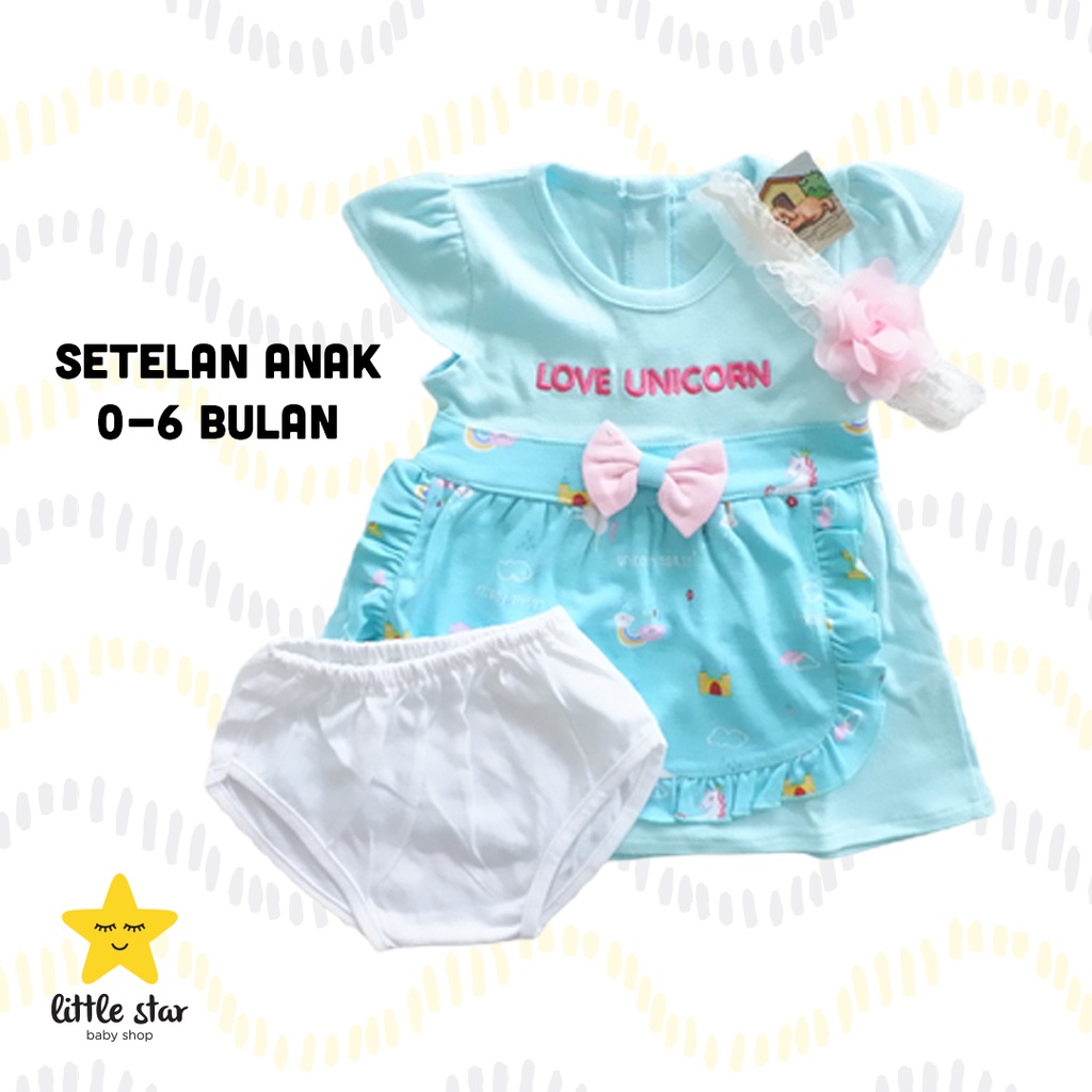Walton Dress Bayi Cewek | Setelan Bayi Cewek