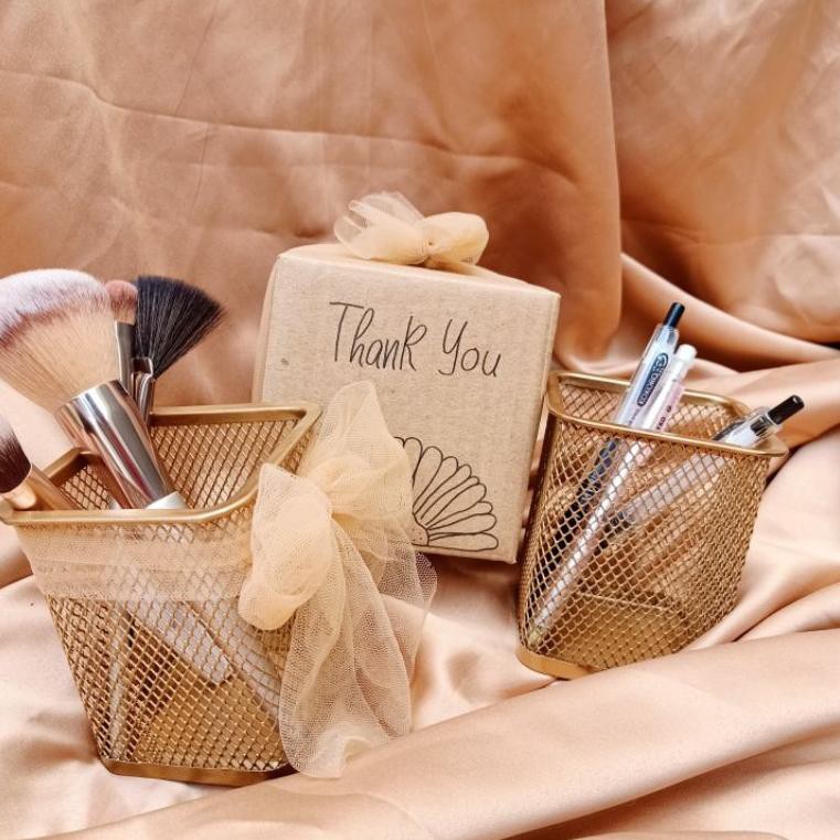 

[KODE PRODUK 3061] storage vintage/tempat pulpen besi jaring/pen holder/aesthetic holder/tempat pens