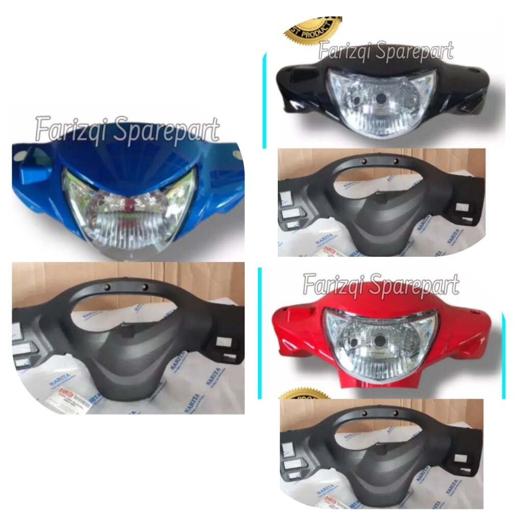 body motor smash lama... Paket Hemat Batok kepala Depan Belakang Plus Reflektor Suzuki Smash 110 New