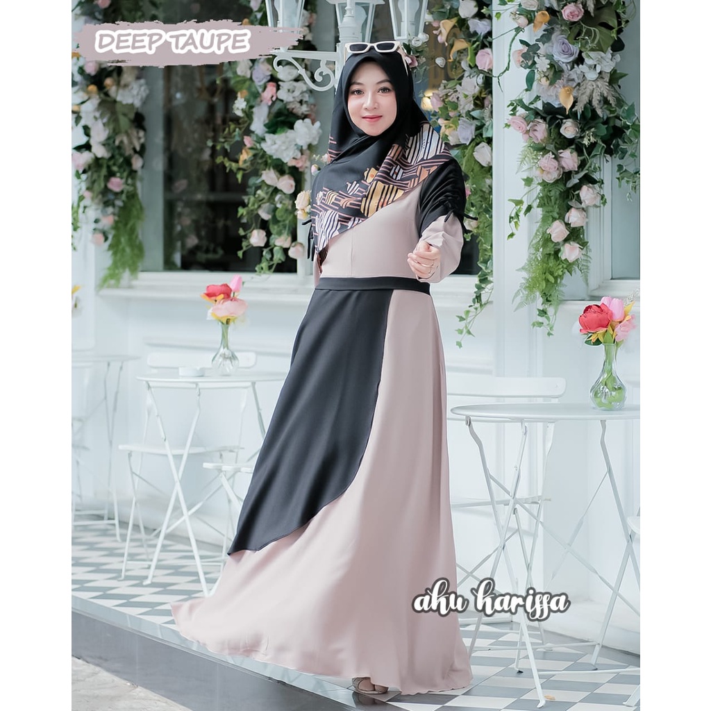 Gamis ZASKIA ZR original berlabel terbaru premium limitted style wanita syari ootd