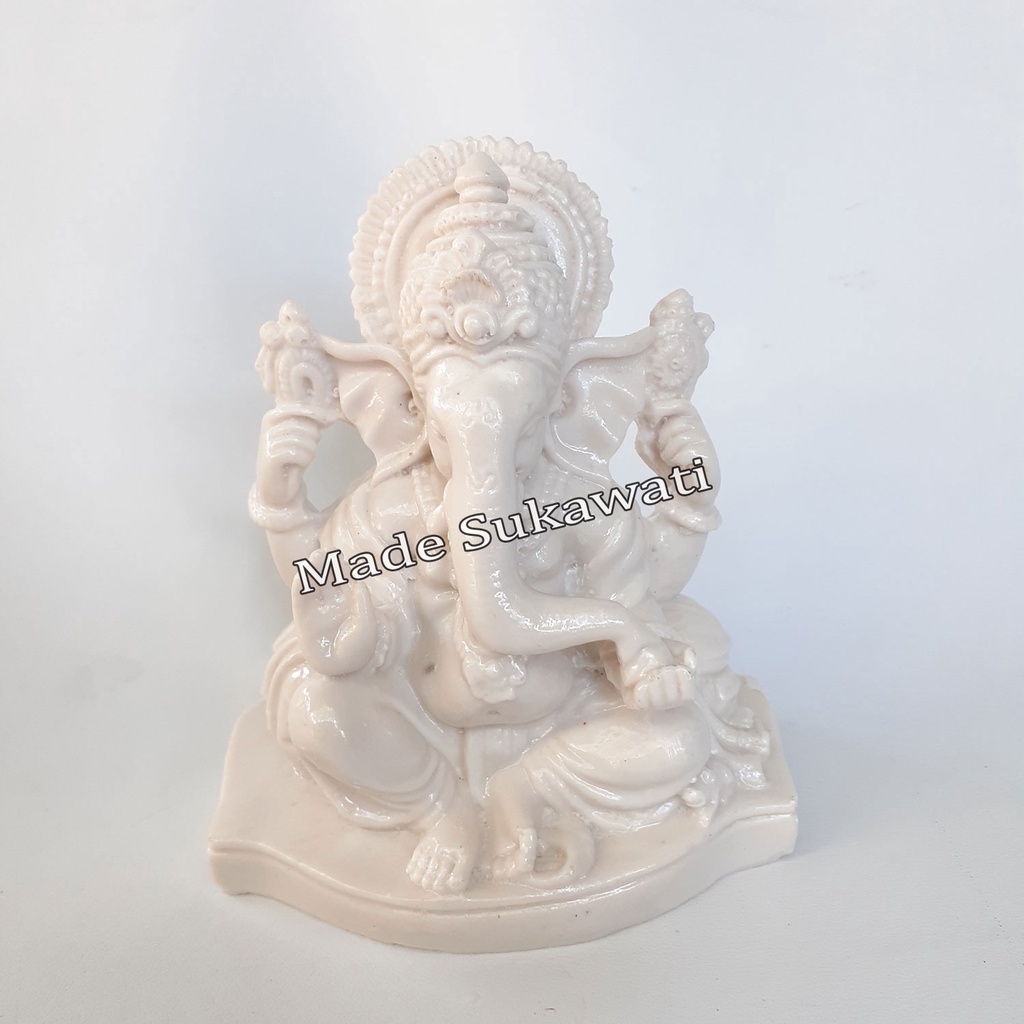 Patung Ganesha Resin tinggi 12cm kerajinan Bali