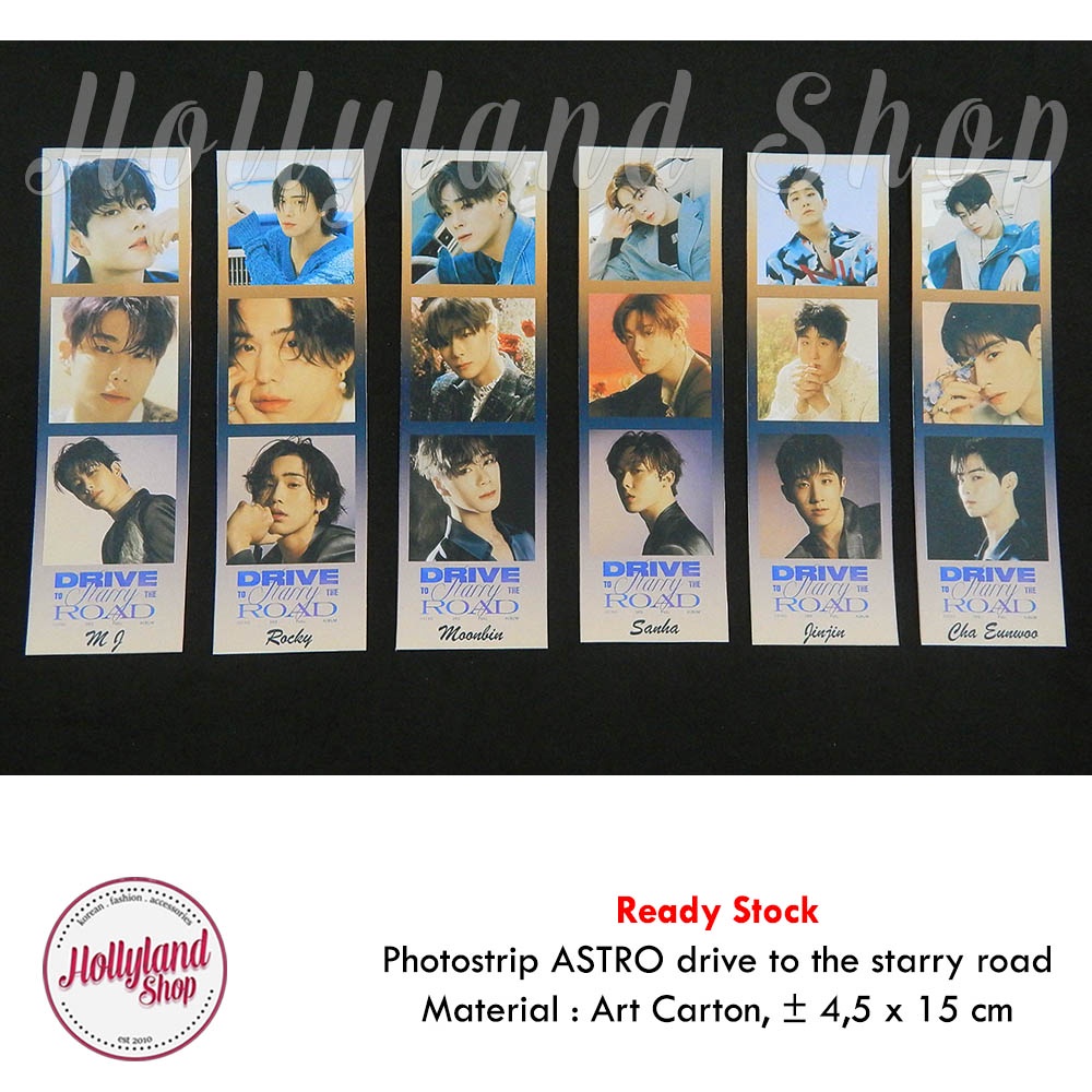 

Photostrip Bookmark ASTRO (3pcs) Unofficial