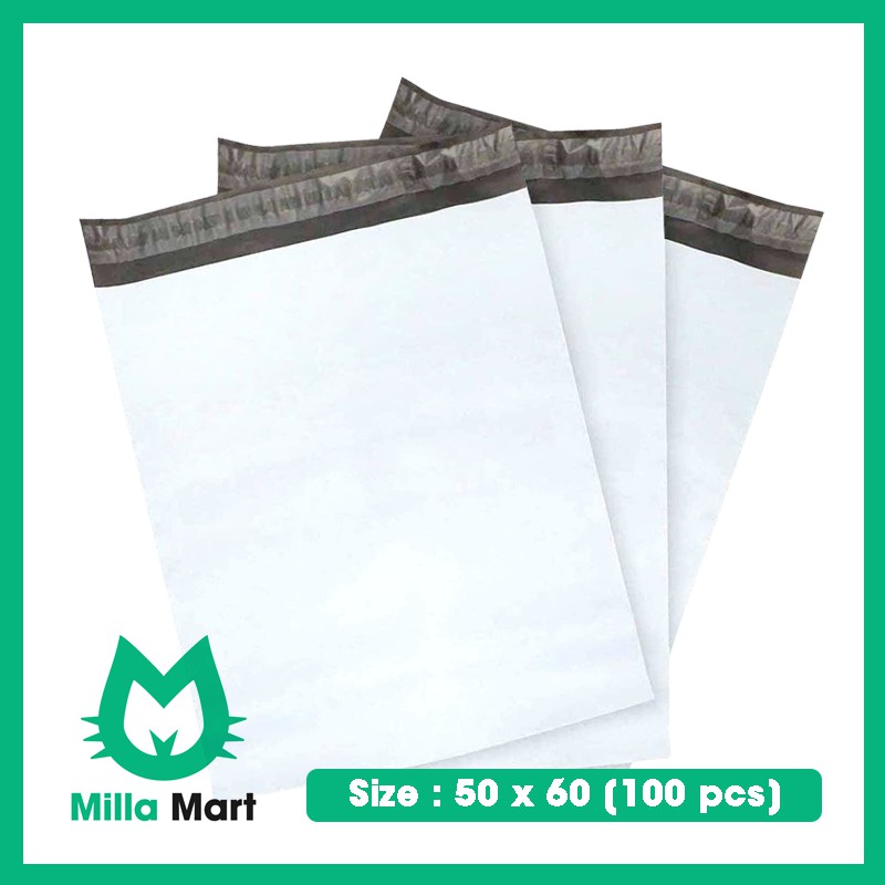 

Plastik Packing Online Shop Amplop Polymailer 50 x 60 cm I TEBAL DENGAN PEREKAT Termurah 100 Pcs