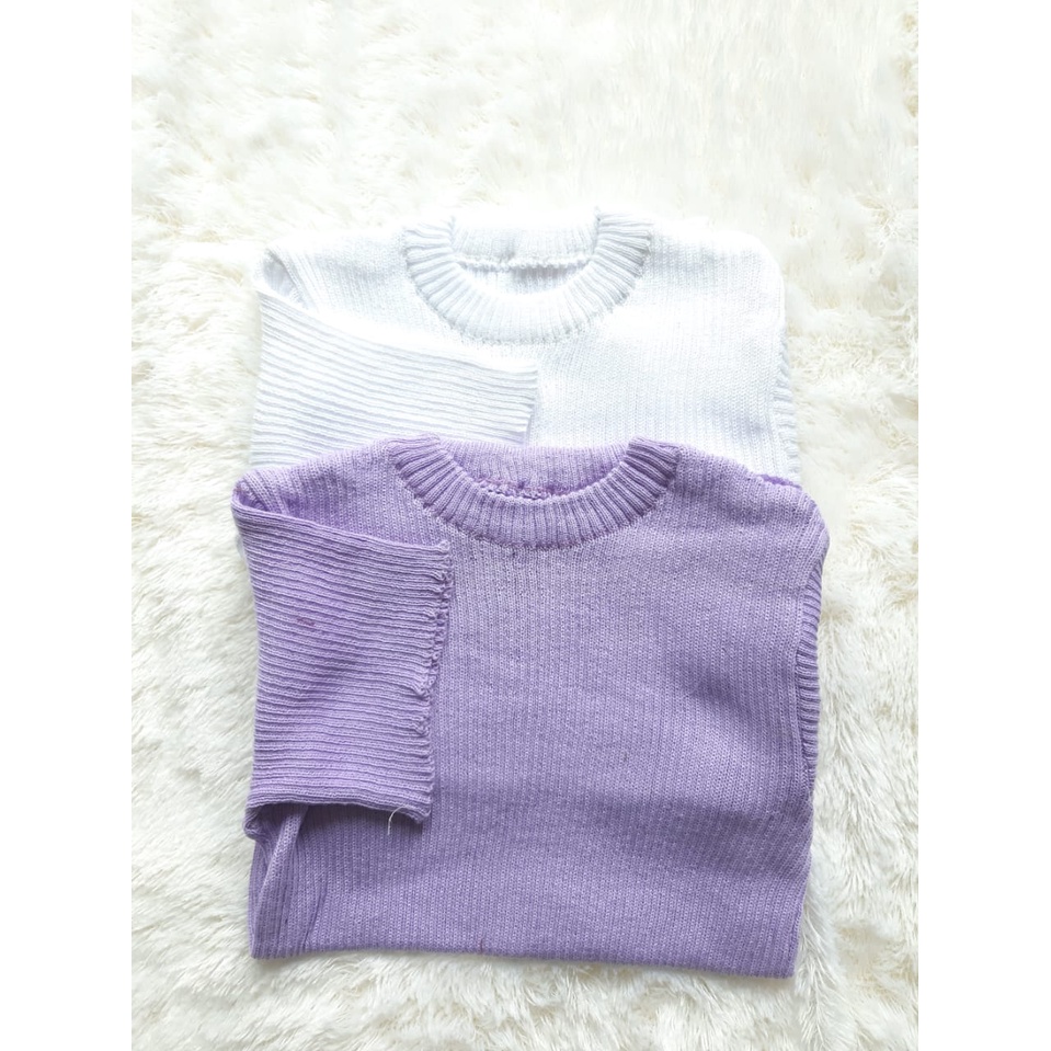 Atasan Rajut Wanita Top Knit