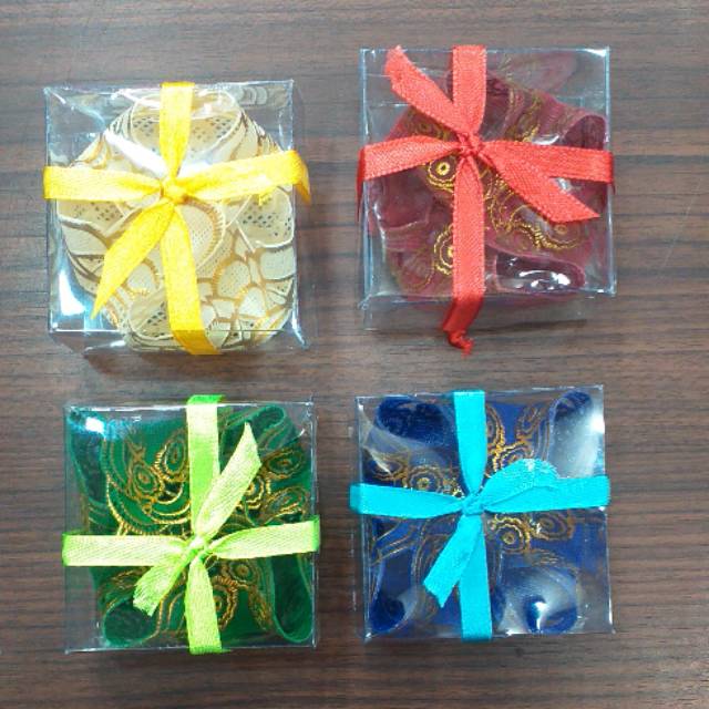 Souvenir tatakan gelas+mika isi 50 pcs