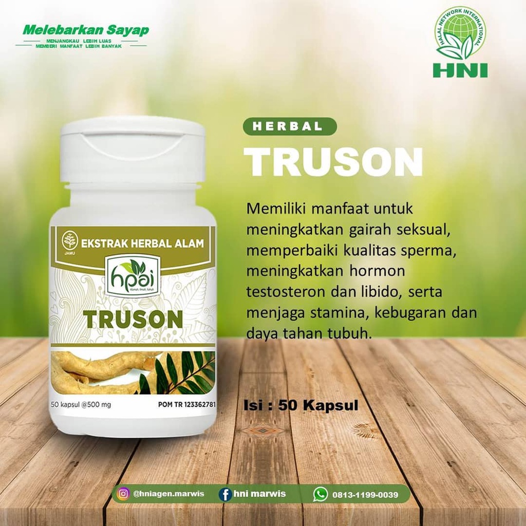 Truson Hni Hpai Obat Herbal Promil Dan Kesehatan Vitalitas Stamina Pria Original Kuat Ampuh-1