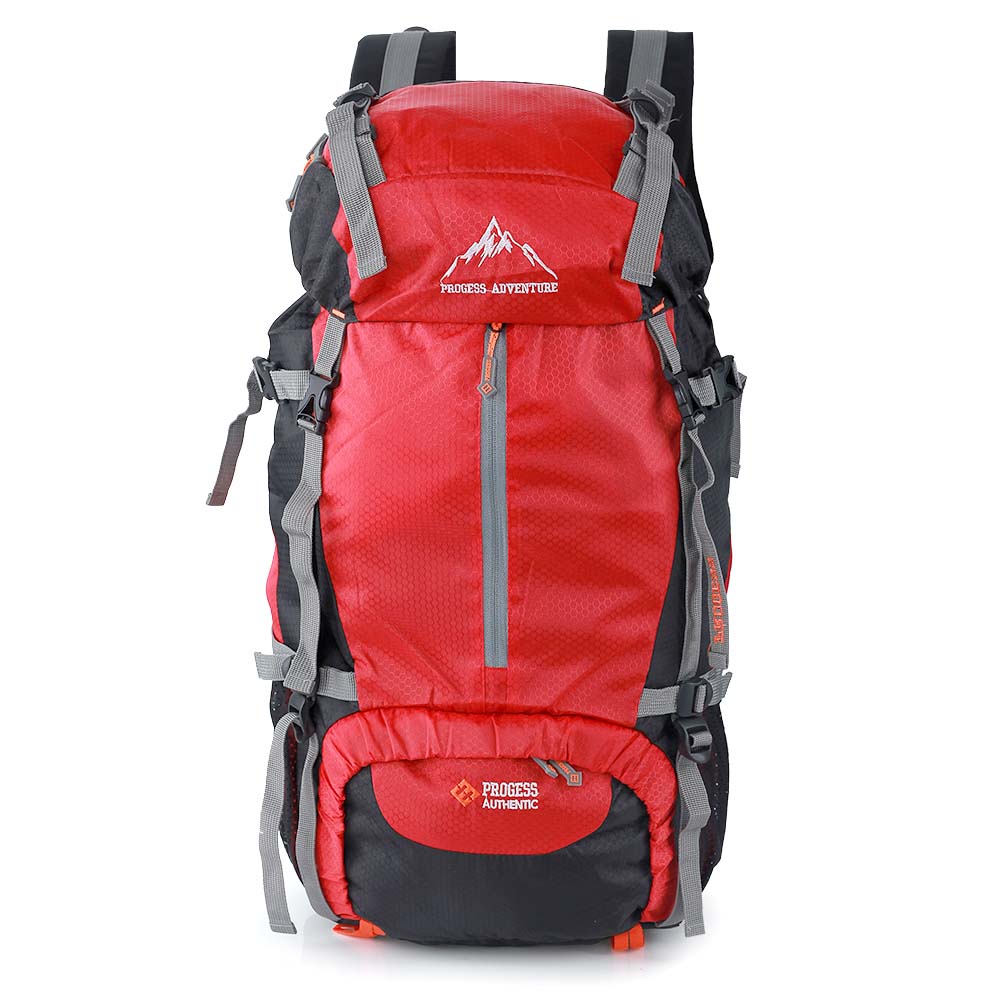 Justrue Lepus Tas Gunung 60 Liter Ransel Keril 60L Merah 120