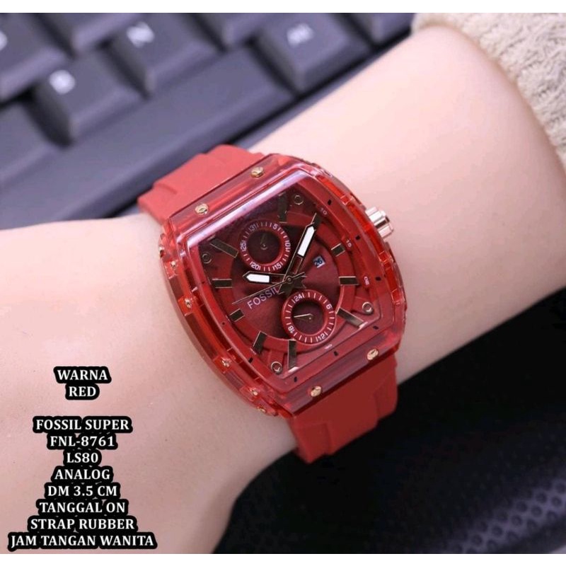 Jam Tangan Wanita Rubber Jam Tangan Analog Terlaris