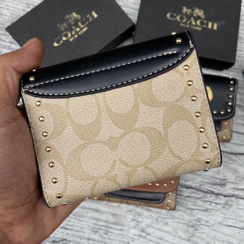 dompet coach Parker dompet wanita coach dompet wanita mini dompet kartu dompet koin dompet lipat