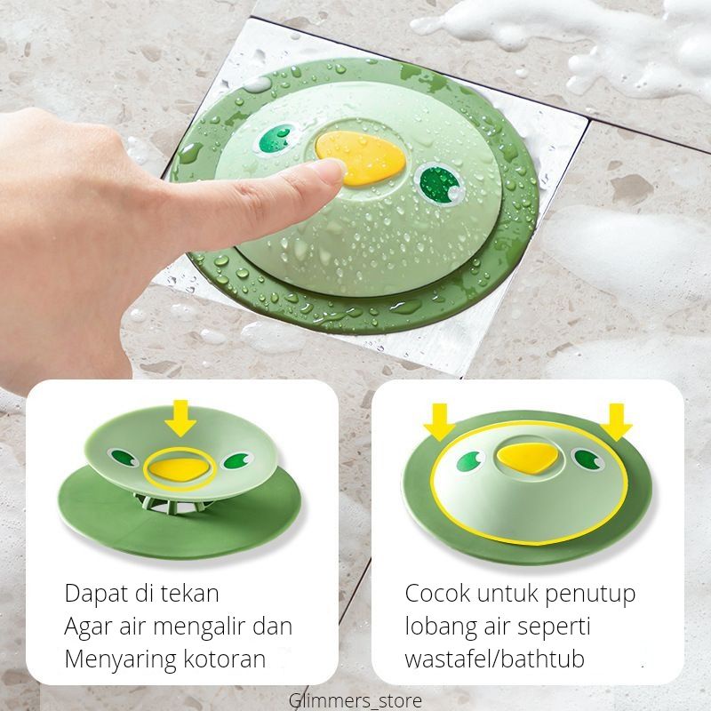 Penutup Saluran Air Silicone/Filter Lobang Air/ penutup bathtub