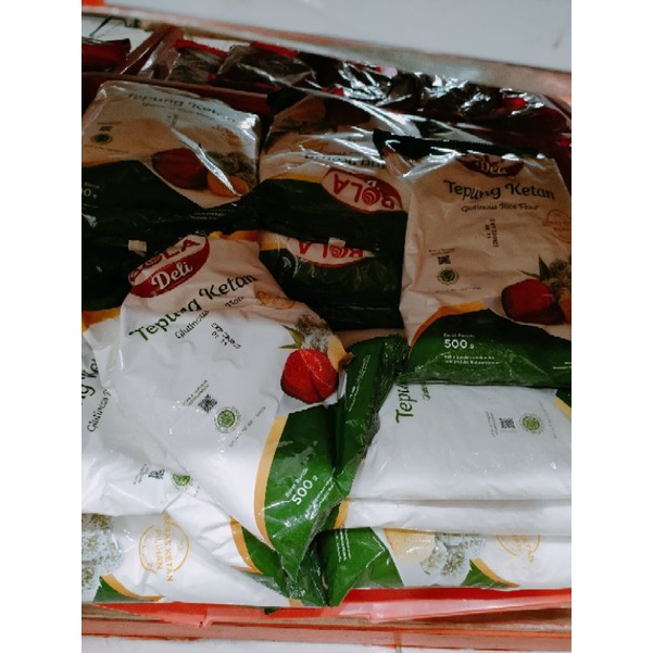 

tepung ketan merk Bola Deli 500grm