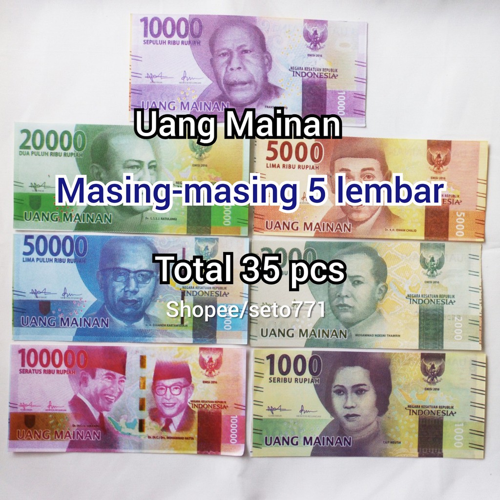  Gambar  Uang  Dari Seribu Sampai Seratus Ribu Tips Seputar 