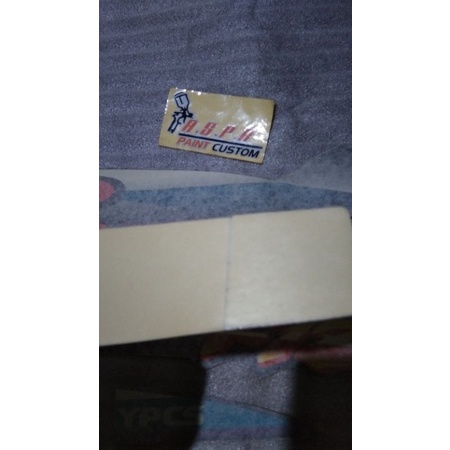 stiker striping body Yamaha fizr f1zr sporty warna biru BC3 1997 1998 laminasi nos