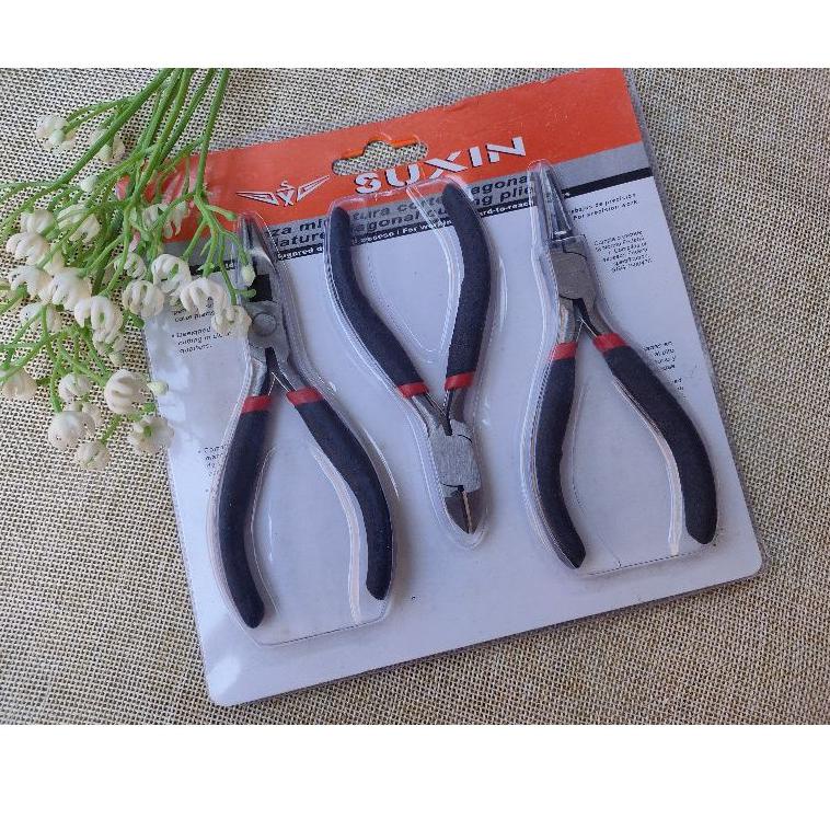 Murah [] SET TANG KERAJINAN ISI 3 /tang craft /tang perhiasan /tang bros lengkap /tang 3in1 88