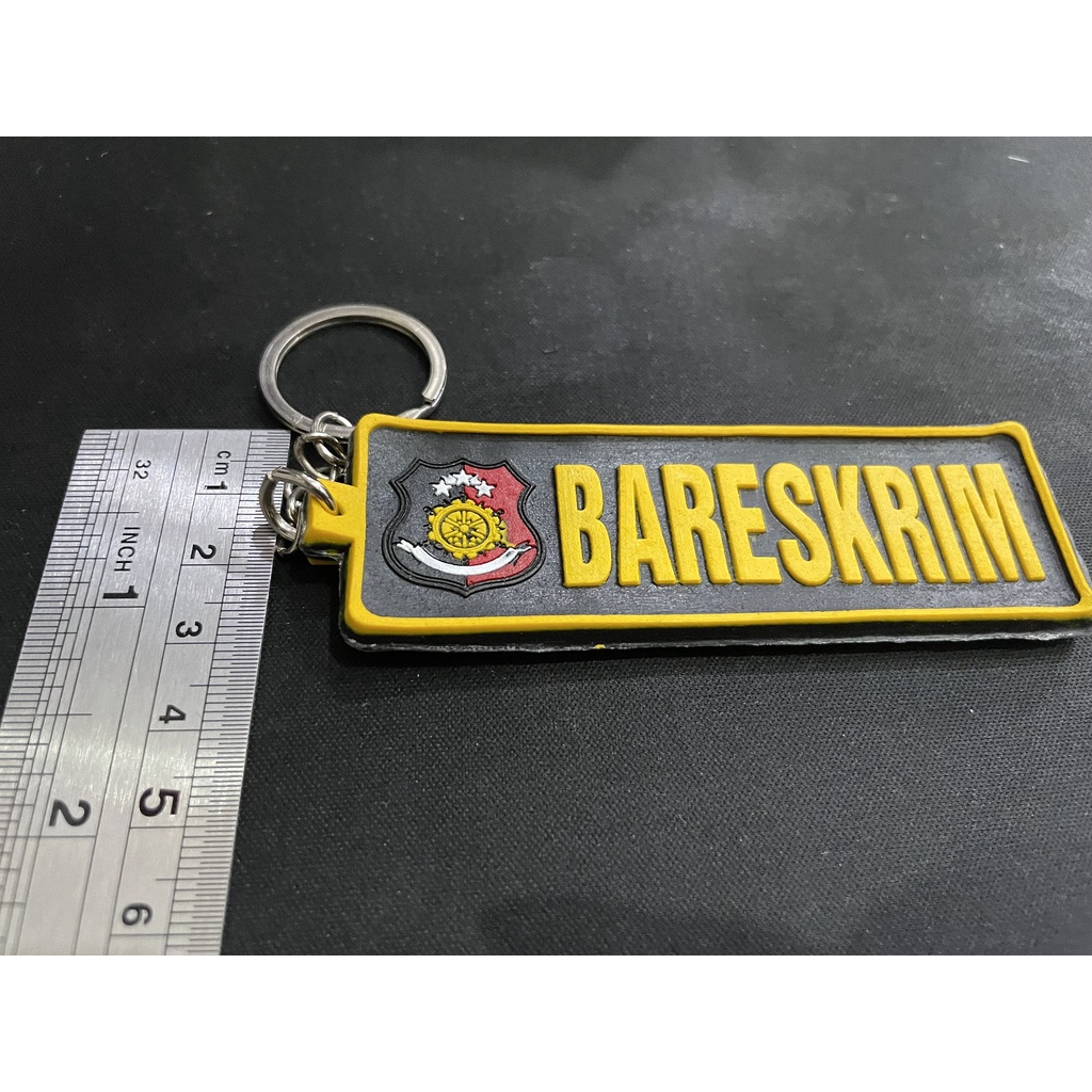 Gantungan Kunci Bareskrim | Keychain | Gantungan Kunci Karet Bareskrim Sidiksakti