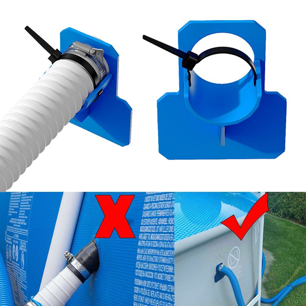 Bracket Plastik Pool Hose Holder Untuk Selang Diameter 30-38 mm Penyangga Selang Alat Kolam Taman