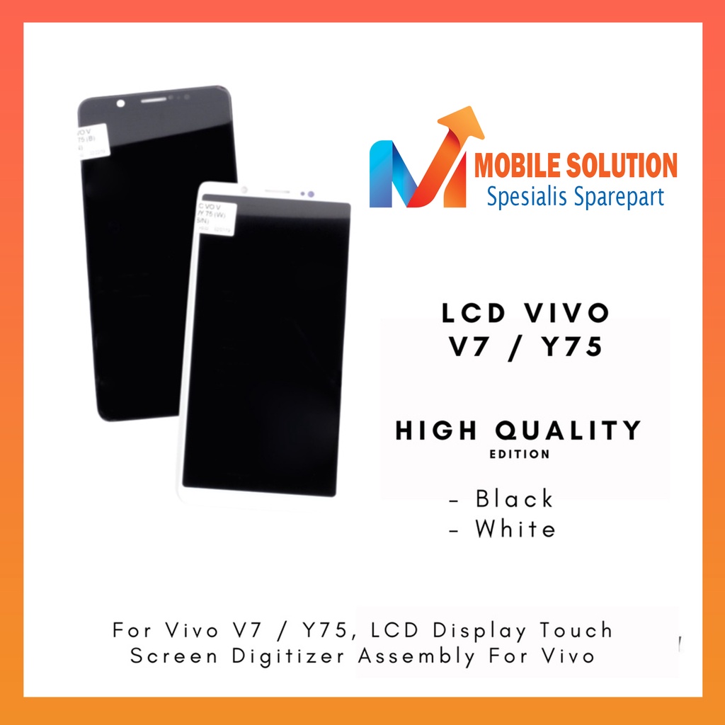 Grosir LCD Vivo V7  LCD Vivo Y75 ORIGINAL 100% Fullset Touchscreen Garansi 1 Bulan + Packing / Bubbel