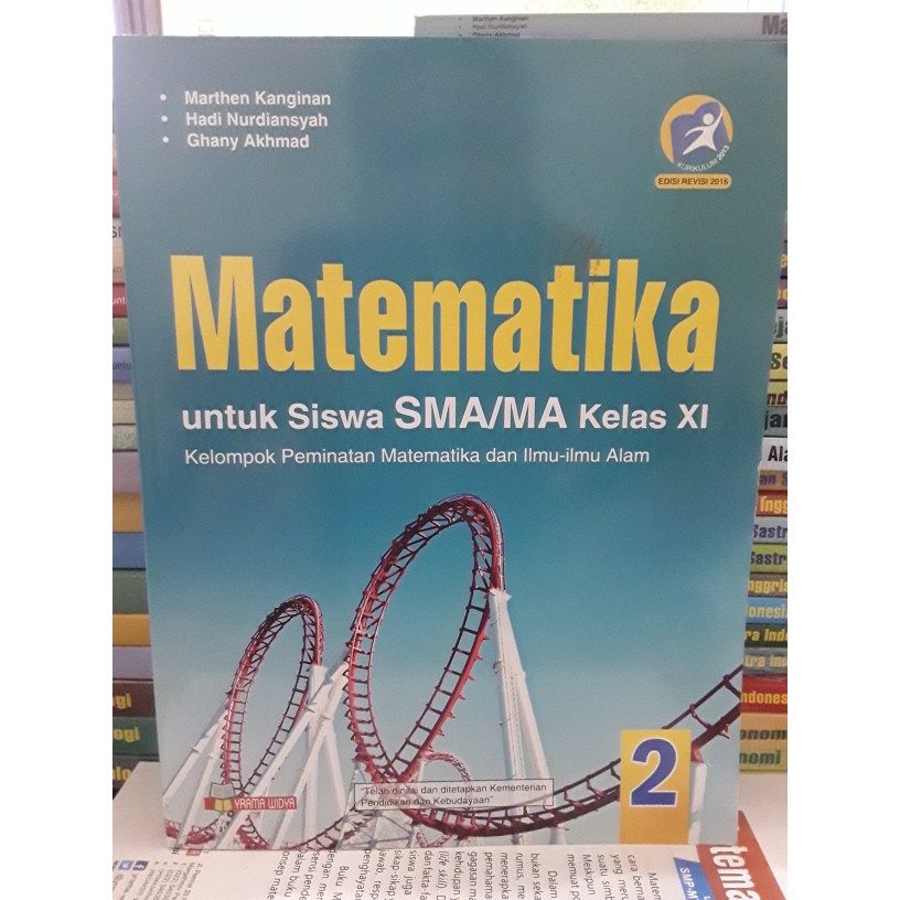 Buku Sma Matematika Sma Ma Kelas Xi Peminatan K13 Rev Shopee Indonesia