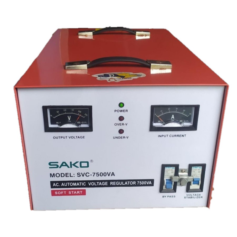 Jual Stabilizer Listrik SAKO SVC7500VA Automatic Voltage Regulator