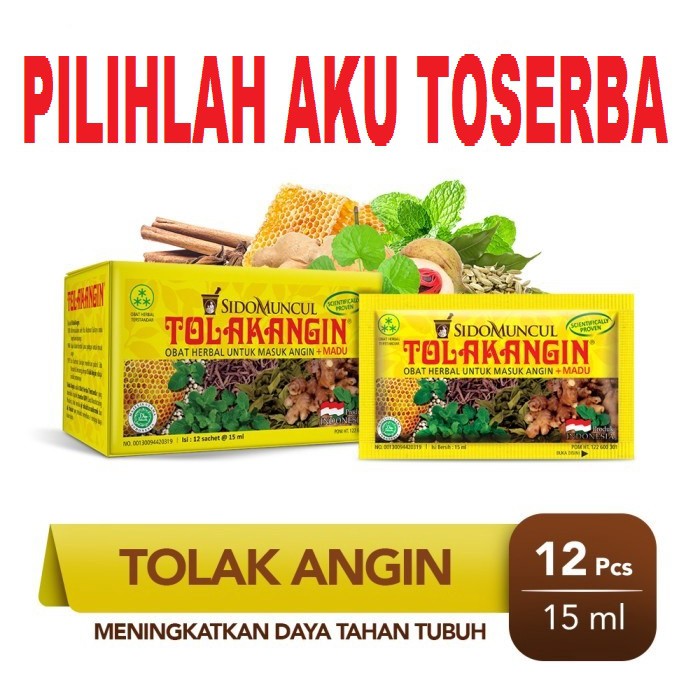 TOLAK ANGIN CAIR SIDOMUNCUL ISI 12 SACHET - ( HARGA 1 BOX )