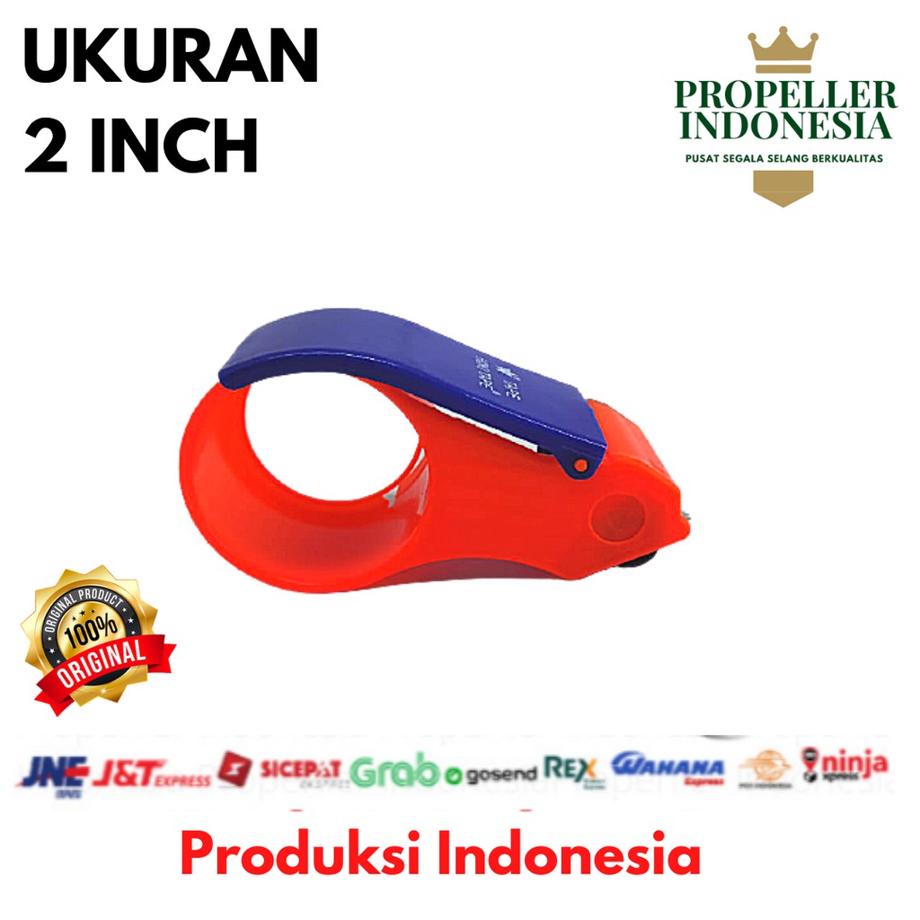 Tape Dispenser Lakban Tempat Lakban Rollan Lakban 2Inch Plastik