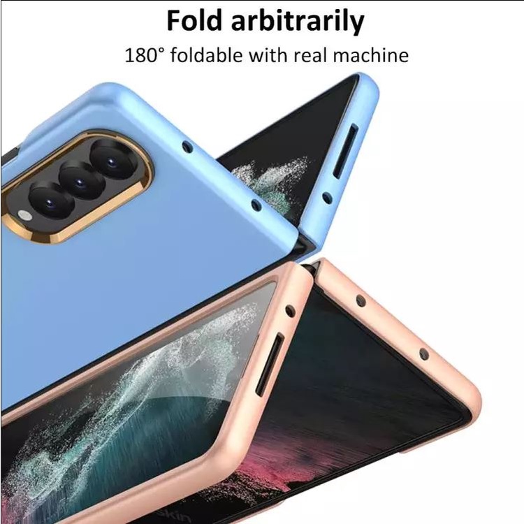 FA Case Samsung Galaxy Z Fold 4 Fold4 5G 2022 Matte Touch List Gold Aelection Color Hardcase