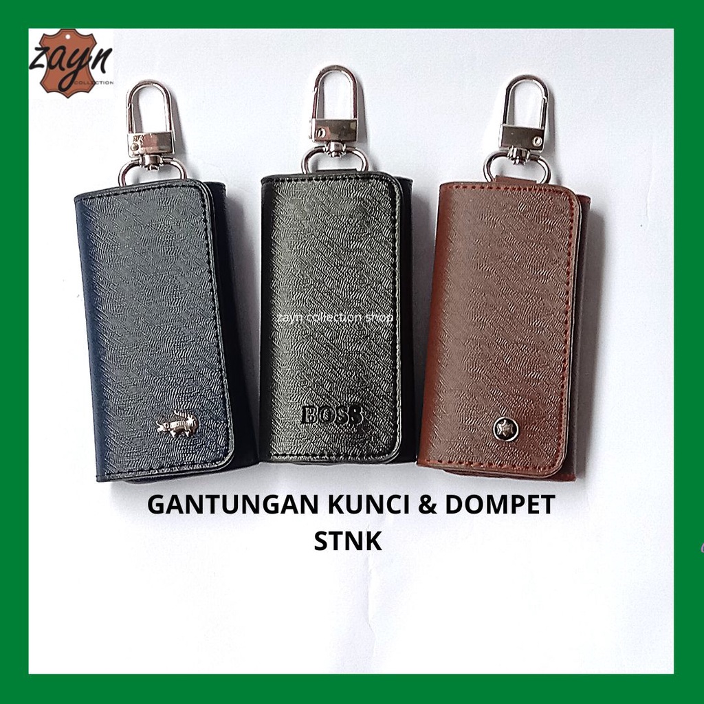 DOMPET STNK + GANTUNGAN KUNCI MOBIL DAN MOTOR