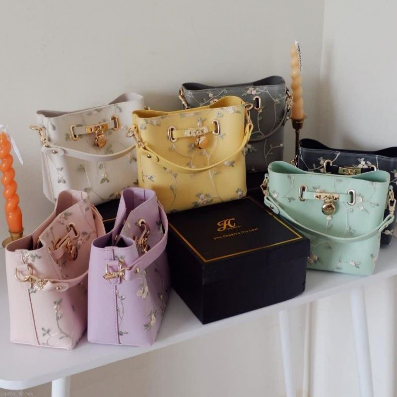 Sale 50% Claryn bag jims honey tas beranak FREE POUCH tas selempang motif