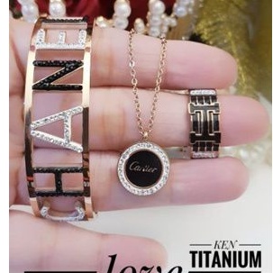 TiTanium Set perhiasan wanita AD3