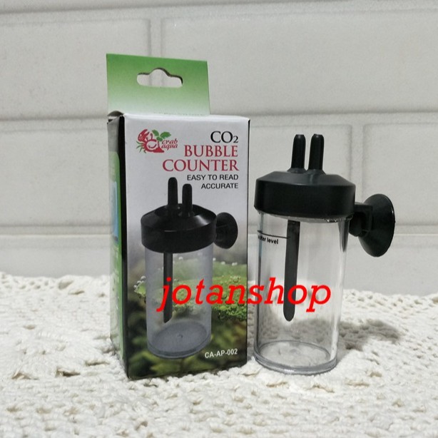 Bubble Buble Counter CO2 Aquascape Aquarium size L Besar