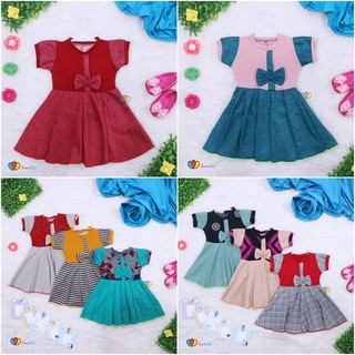 Dress Anak Perempuan  Baju  Muslim  Anak Gaun Pesta Anak 