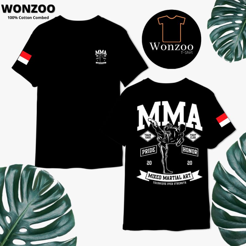 KAOS MMA FIGTHER BAJU BOXING T- SHIRT DISTRO ( BAYAR DITEMPAT)